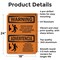 Signmission Safety Culture Sign, 18 in Width, Aluminum, Rectangle, Bilingual OS-2PACK-WS-A-1824-L-12537 - alternate 3